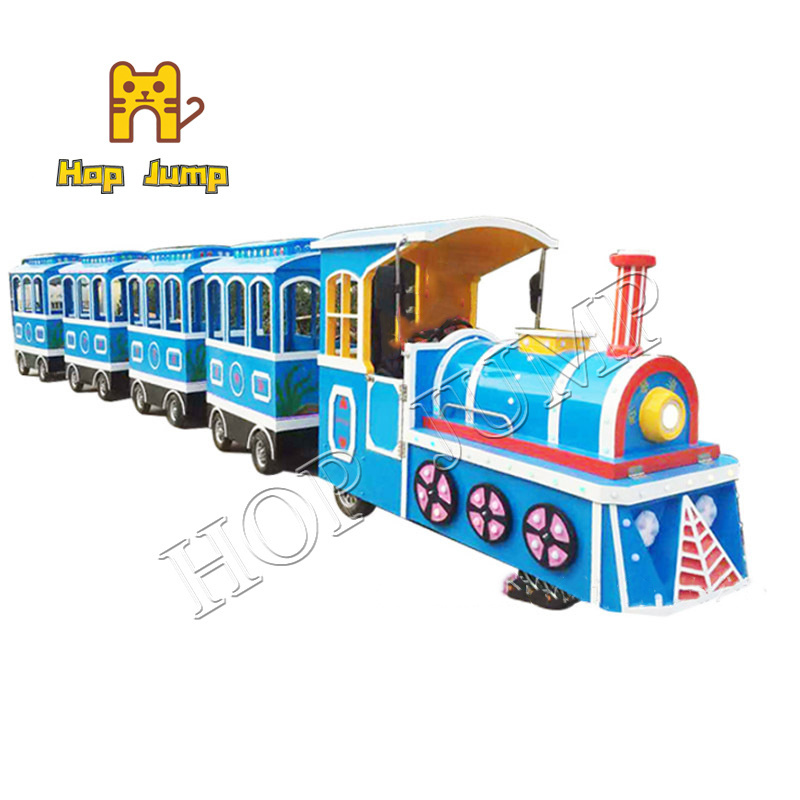 Threeplus new carnival ride coin operated kiddy rides electric track train outdoor  indoor kids rides for sale