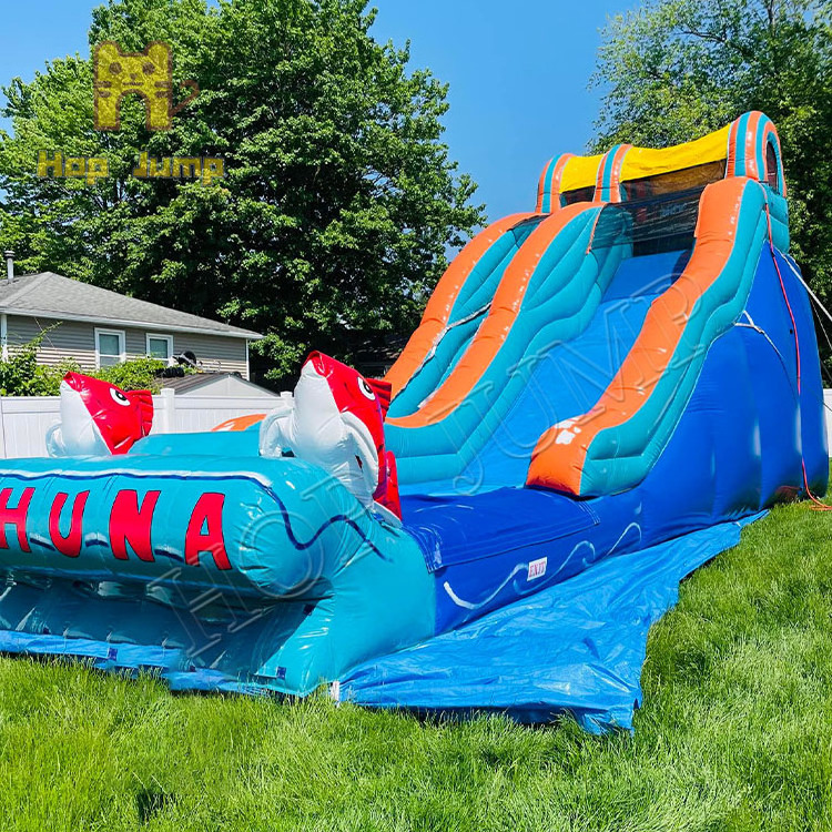 Big Kahuna Waterslide pool commercial inflatable water slide for kid big cheap bounce house jumper bouncy jump castle bouncer