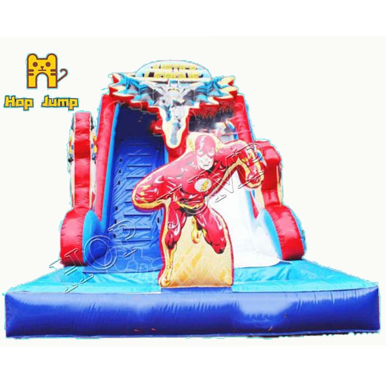 Superman slide long inflatable dry slides with blower inflatable dry slide commercial for kids