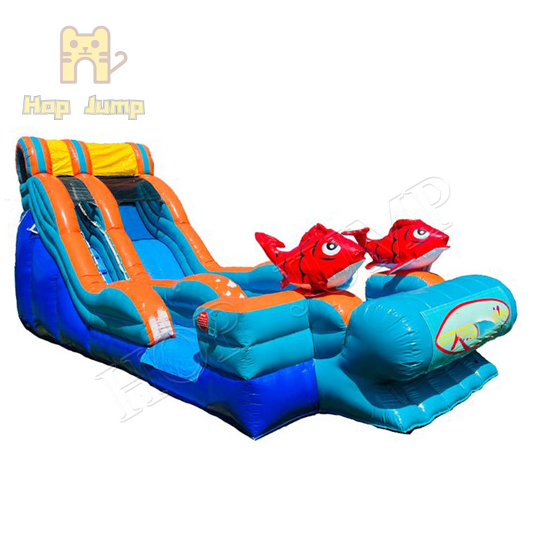 Big Kahuna Waterslide pool commercial inflatable water slide for kid big cheap bounce house jumper bouncy jump castle bouncer