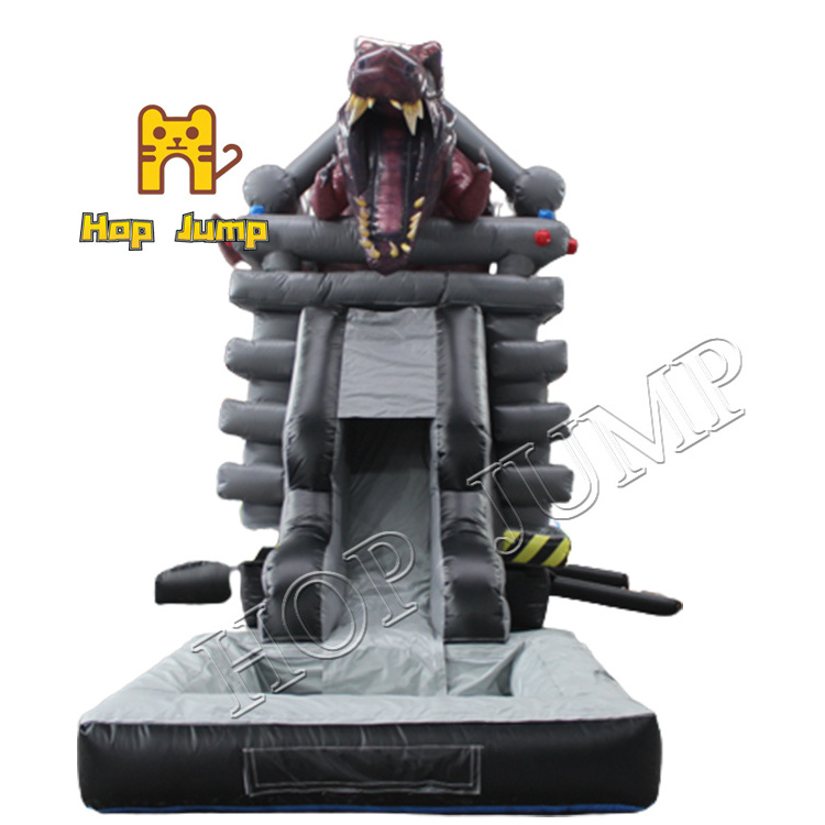 2022 Hot Sale Commercial Cheap inflatable dinosaur bouncer  Jumping Bouncy Castle with Slide for children and adults