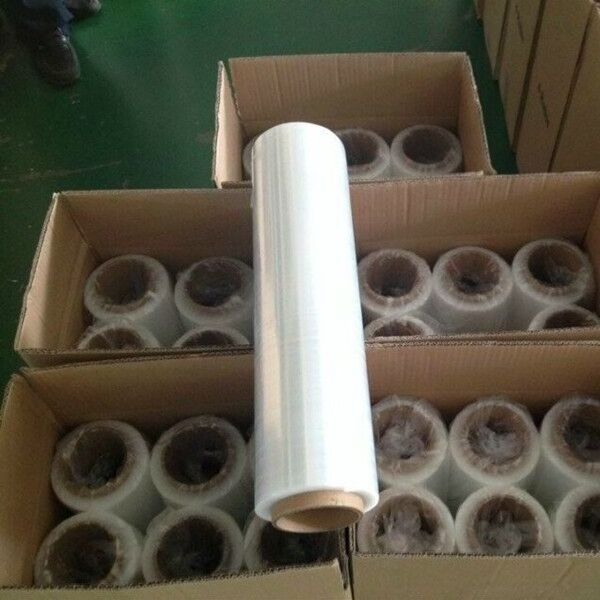 lldpe stretch film roll adhesive pe plastic pallet protect packaged film stretch wrap