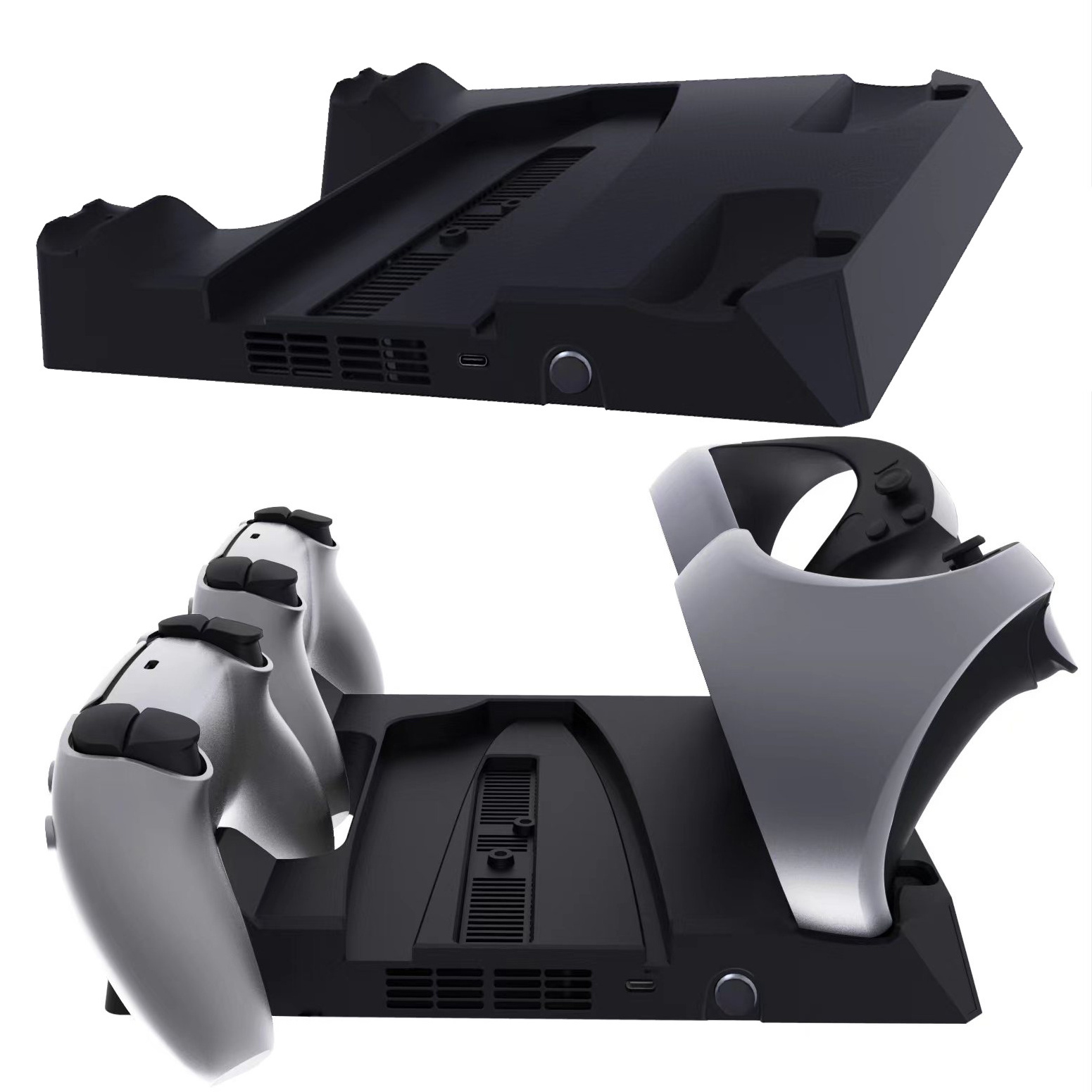 PS VR2 Remote P5 Gamepad Controller Dual Charger Cooling Stand for Sony Playstation5 PS 5 Playstation5 Digitale DE Slim Consola