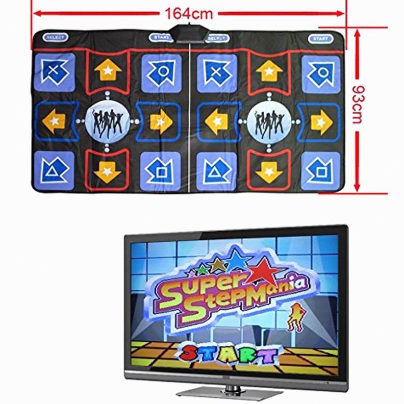 USB RCA TV PCNon-Slip Dance Revolution DDR Dance Mat Pad