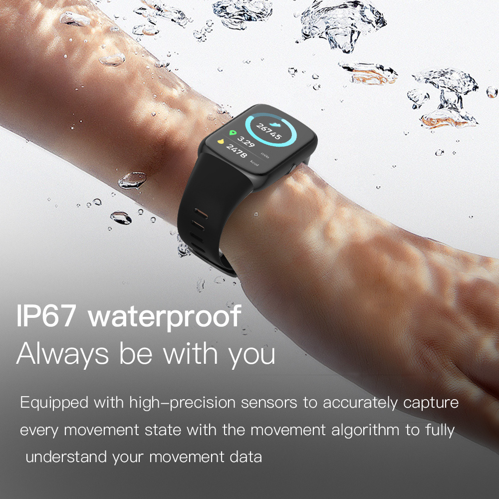 C11 Smartwatch IP67 Waterproof Touch Screen Heart Rate Sleep Monitor Pedometer Sports Bracelet Smart Watch For IOS Android