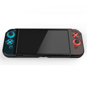 New Crystal Transparent Hard Full Protective Case Cover Skin For Nintendo Switch Oled Game Console