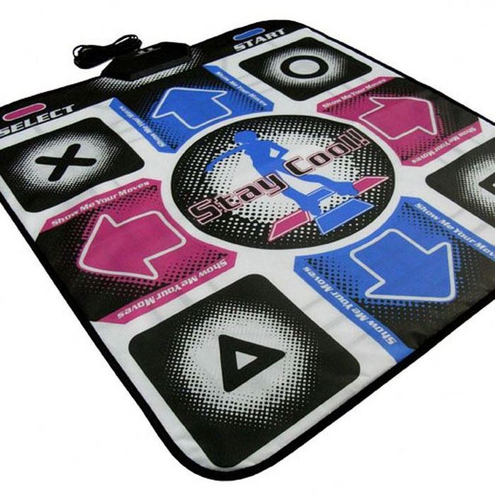 2 in 1 Microfiber Carpets USB Pc And Rugs Tv Game Dance Mat Pad