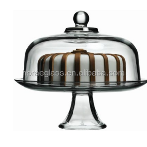 Wholesale Dining Glass Cake Dome(Pack of 2) Clear Glass Cake Dome,Glass Cake Cover