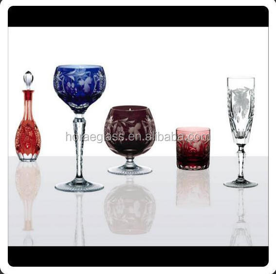 Lead-free crystal glassware set , Red wine glass , White wine glass