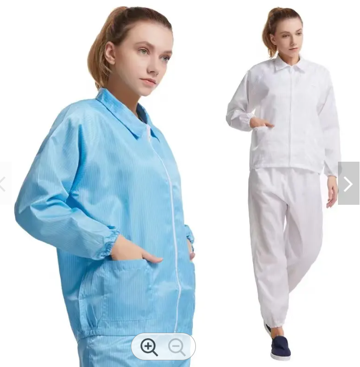 Esd Clothes Uniform Jumpsuit Hooded Dust Proof Coverall Cleanroom Smock Suit