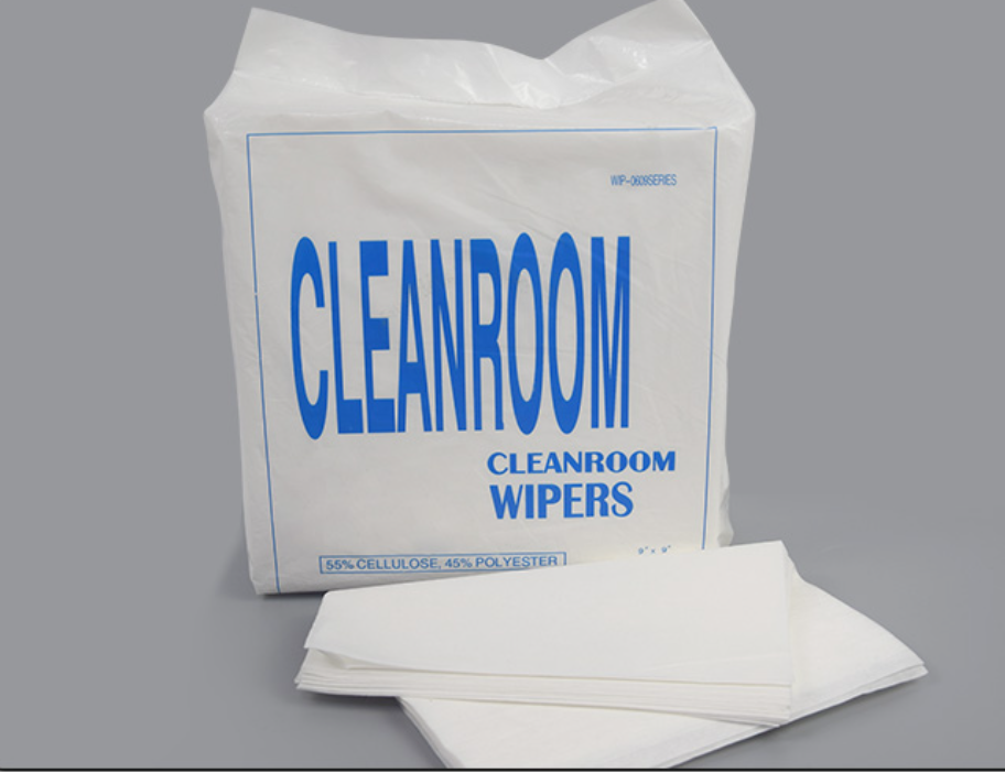 0609 Glass Clean Non Woven Cellulose Cleanroom Wiper 100% Industrial Clean Room Disposable Wipes