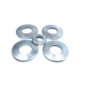 Steel Circlip Round Thin Spring Star Self Serrated Lock Washer Plain Metal Flat Washers