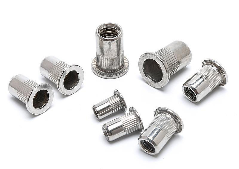 Cheap Stainless Steel grooved insert nut Knurled Insert nuts