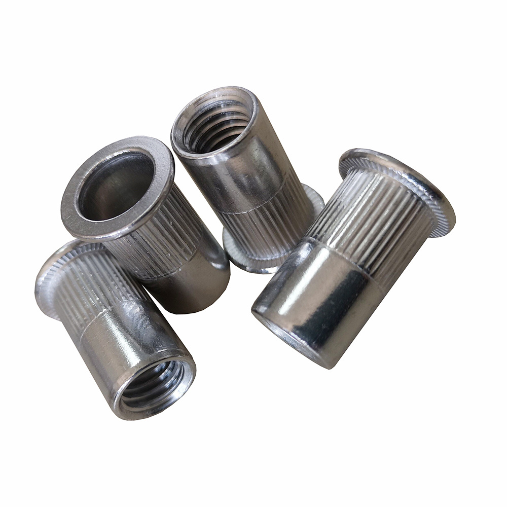 stainless steel open end half hex rivet nut SS304 SS316 Cone Head cylindrical body Blind Rivet Nut