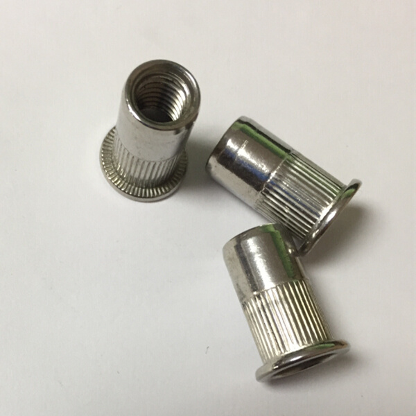 Cheap Stainless Steel grooved insert nut Knurled Insert nuts