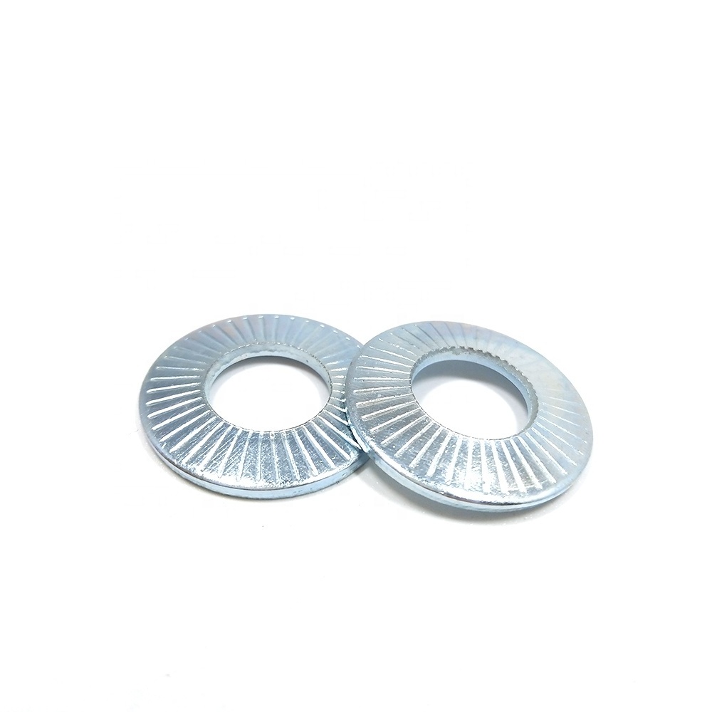 Steel Circlip Round Thin Spring Star Self Serrated Lock Washer Plain Metal Flat Washers