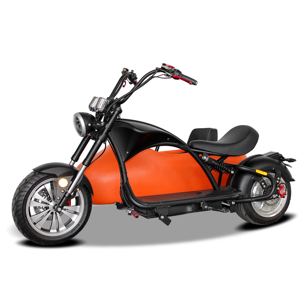 Fashion Sidecar electric motorcycles powerful 3000w electric scooters citycoco for adult passenger seat for pet dog