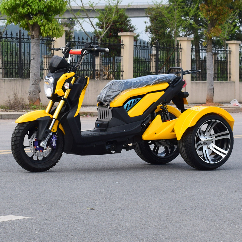 1000W fashion removable battery good quality powerful three wheel 3- wheel electric tricycle scooter trike