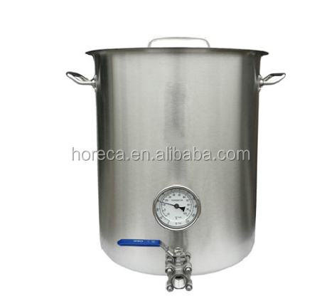 Stainless steel beer brew kettle