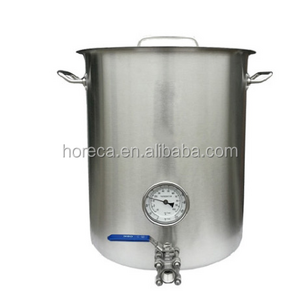 Stainless steel beer brew kettle