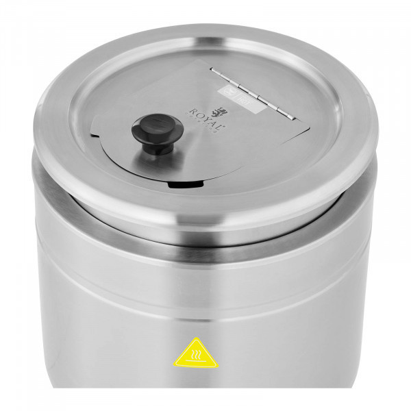 commercial 10L stainless steel tureen electric warmer soup kettle