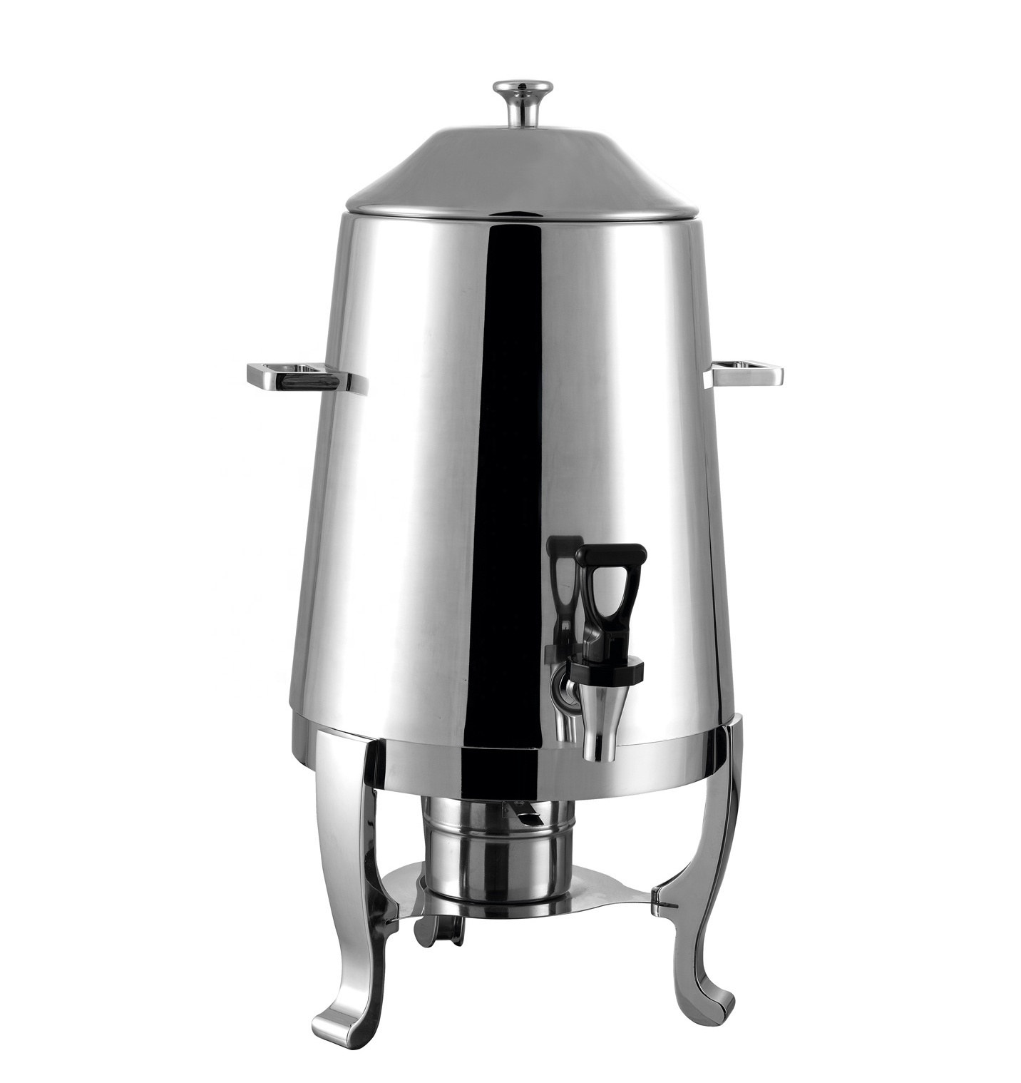 Coffee Urn Dispenser With Fuel Holder Stainless Steel Gold Banquets Coffee Urn Milk Dispenser Commercial Coffee & Tea Urns