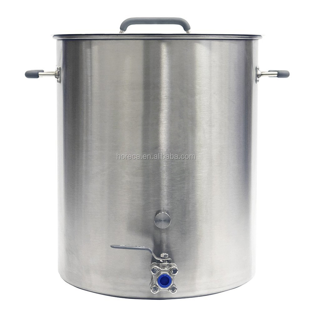 Stainless steel beer brew kettle