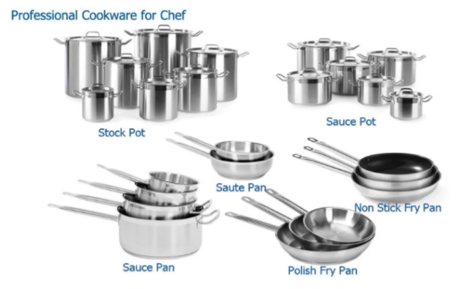 Cookware NSF Listing Stock Pot, Sauce Pan, Stew Pan and Other Stainless Steel for Restaurant Minimalist Customized Cookware Sets