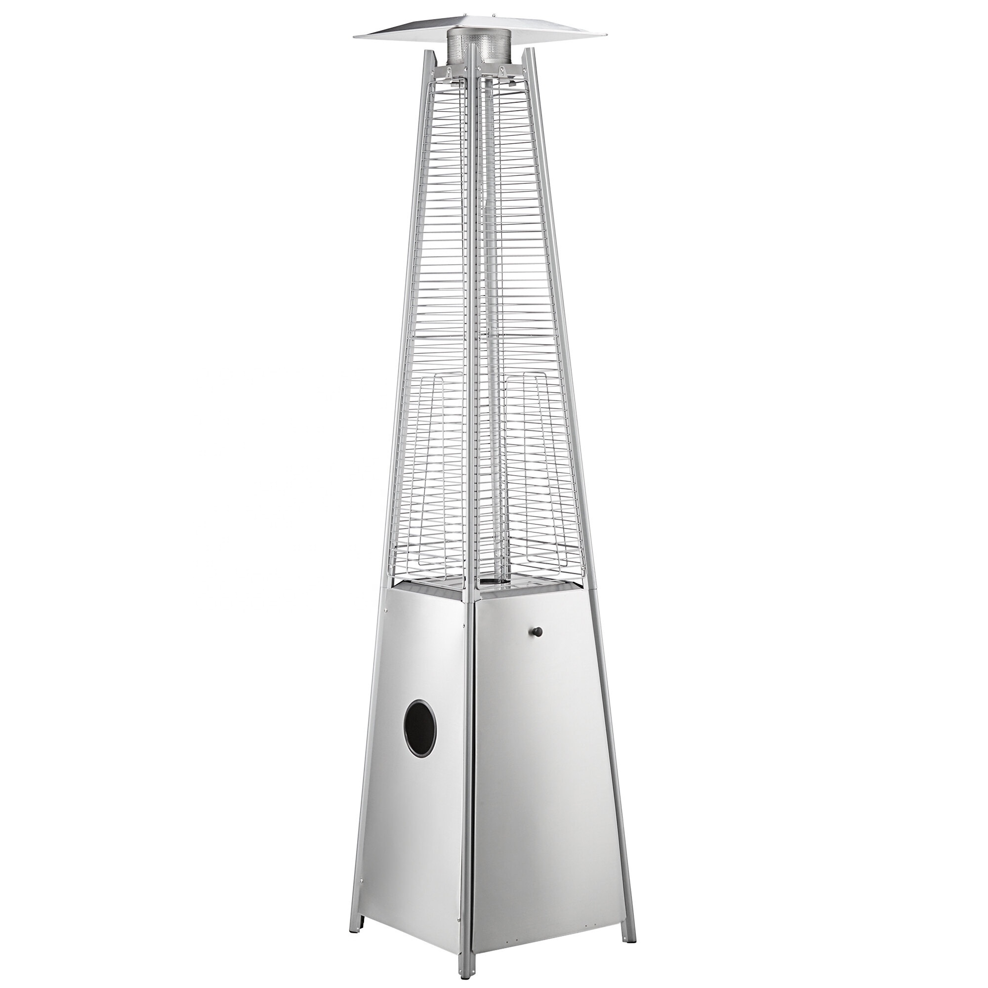 Certified Stainless Steel Pyramid Portable Gas or Electric Outdoor Patio Heater