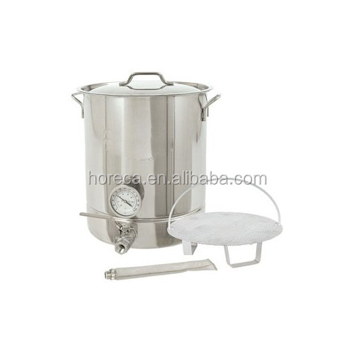 Stainless steel beer brew kettle