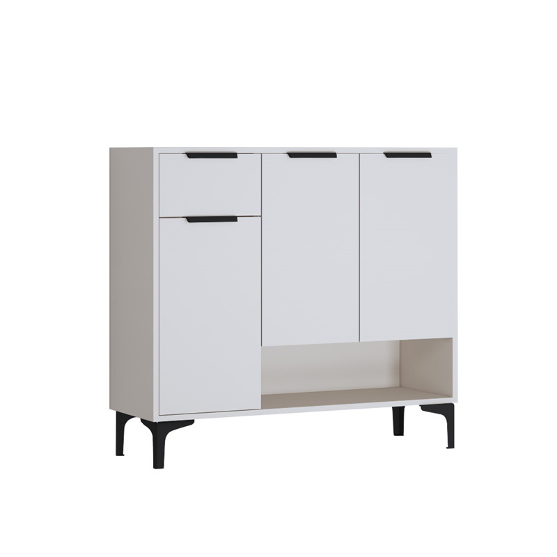 Hored New Style All Aluminum Smart Shoe Cabinet Recyclable Furniture Aluminum Shoe Racks With Doors and Drawer