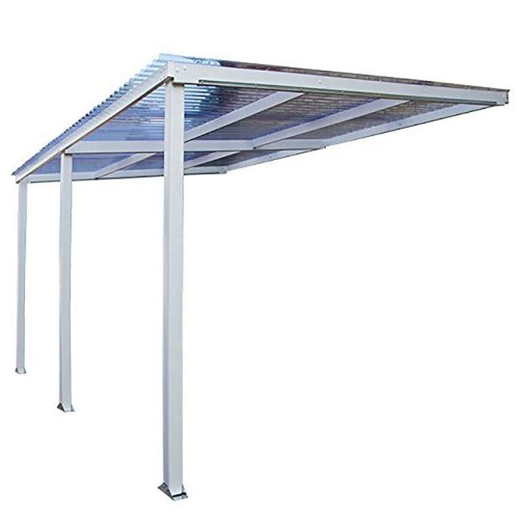 Factory customization safe reliable Aluminium frame polycarbonate roof car parking awning anti-UV waterproof Sun Shade Carport