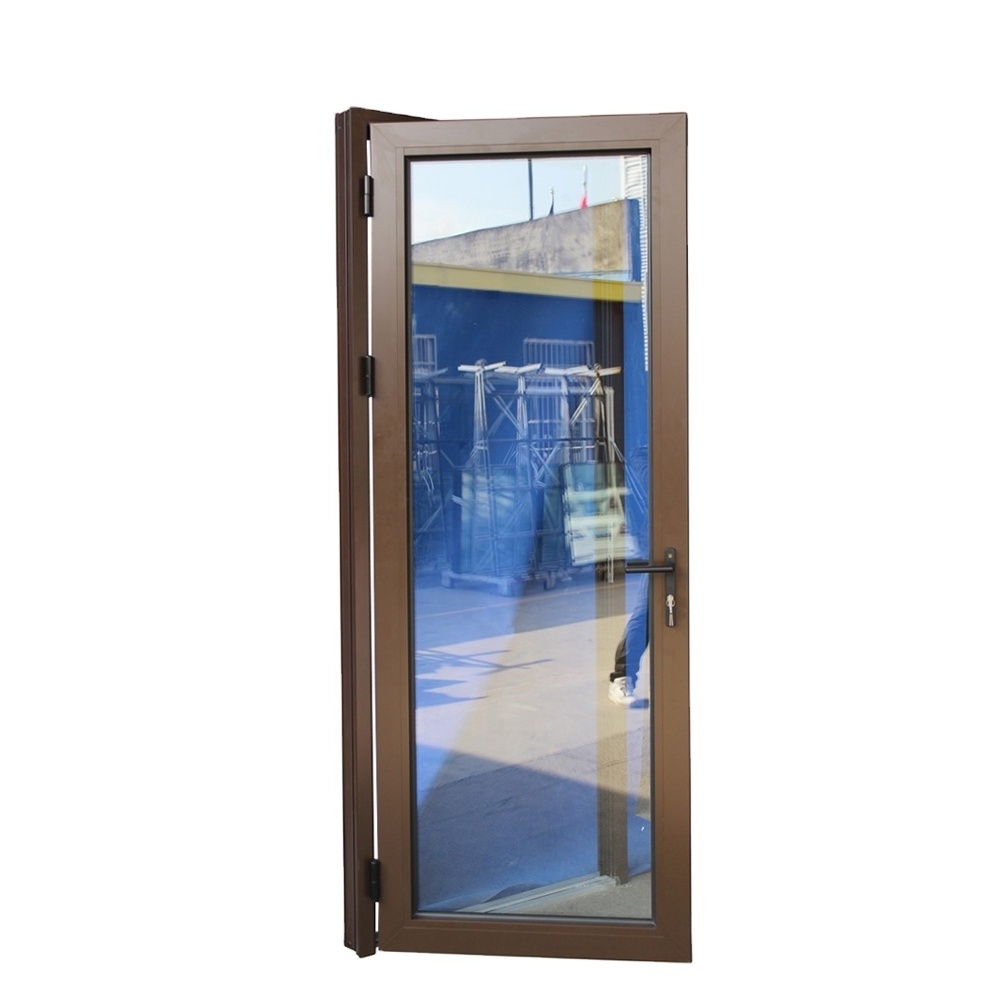 Superhouse Hurricane Proof Bullet Proof High Quality Office Double Glass Hinged Front Doors Designs