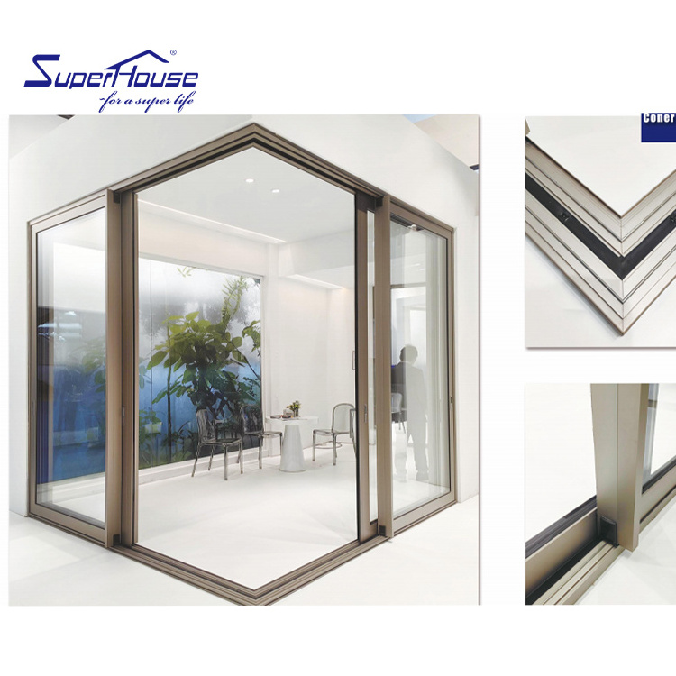 Superhouse NFRC Aluminium frame lift and sliding doors for modern sunroom