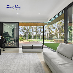 Superhouse NFRC Aluminium frame lift and sliding doors for modern sunroom