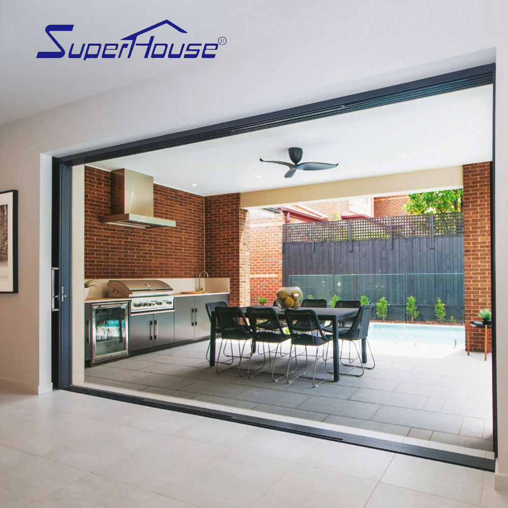 Superhouse as2047 aluminum hurricane slide impact resistant windows florida sliding glass door