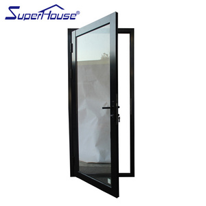 Miami NOA approved hurricane proof impact resistance door triple glazed aluminium hinged doors for patio door design