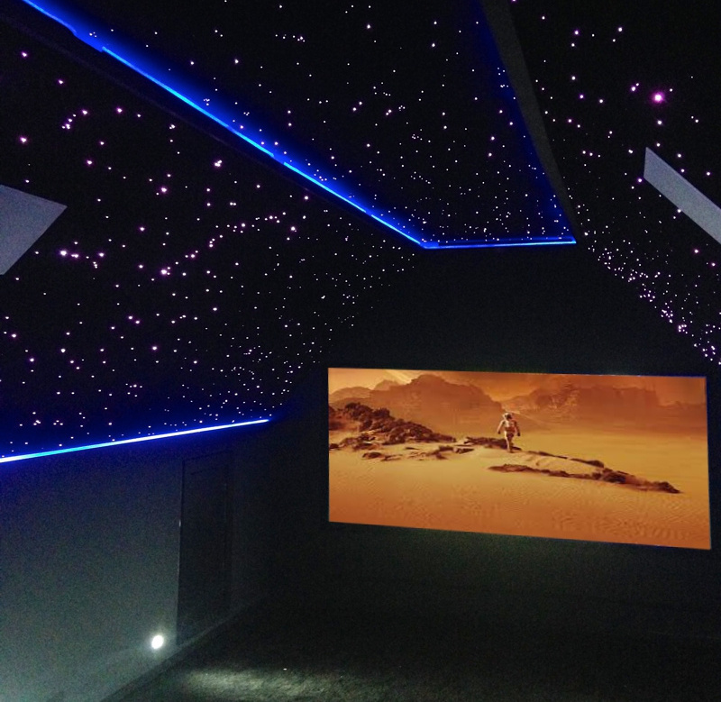 Fiber Optic Light for home cinema star ceiling