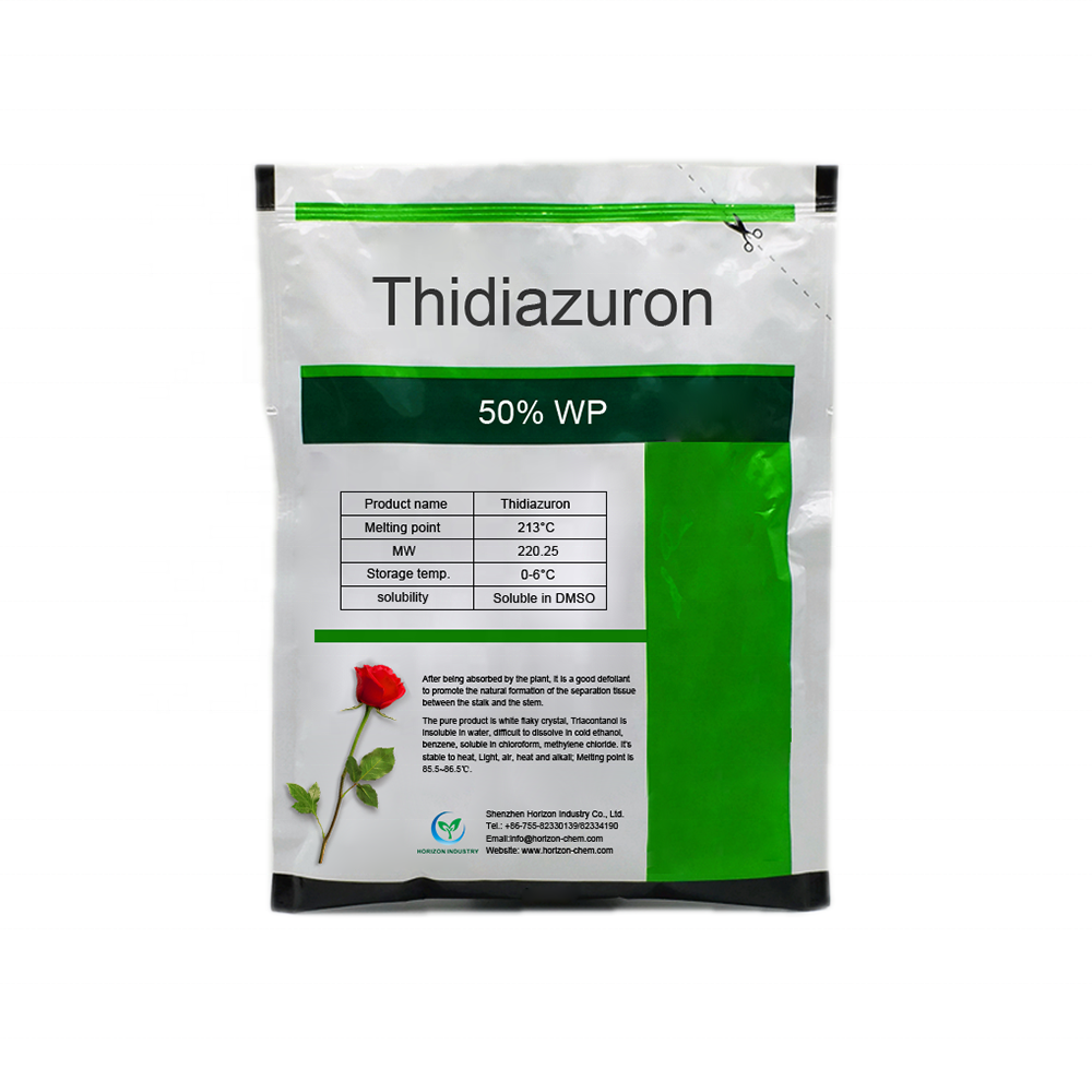 China Supplier Hormone Fertilizer Peanut Fruits Catton TDZ Plant Growth Regulator 50% WP 50% WDG 80% 50% WP Thidiazuron On Sale