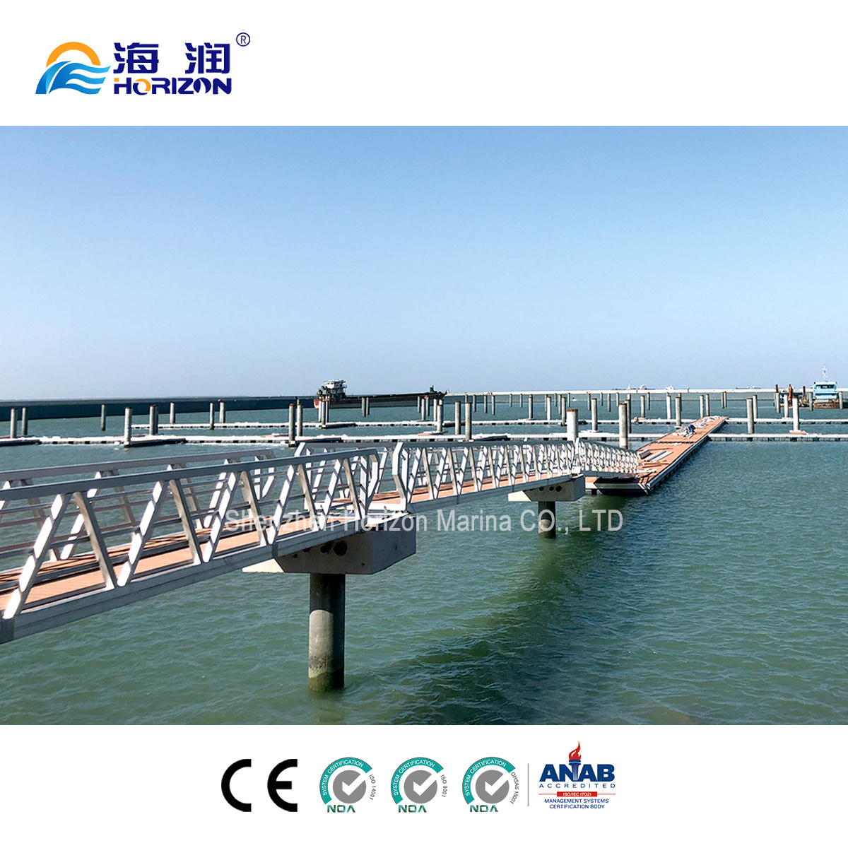 Aluminum Steel Marine Boat Floating Dock Gangway Ramp Ladder Bridge Platform Manufacturers Parts Kit Prices For Sale