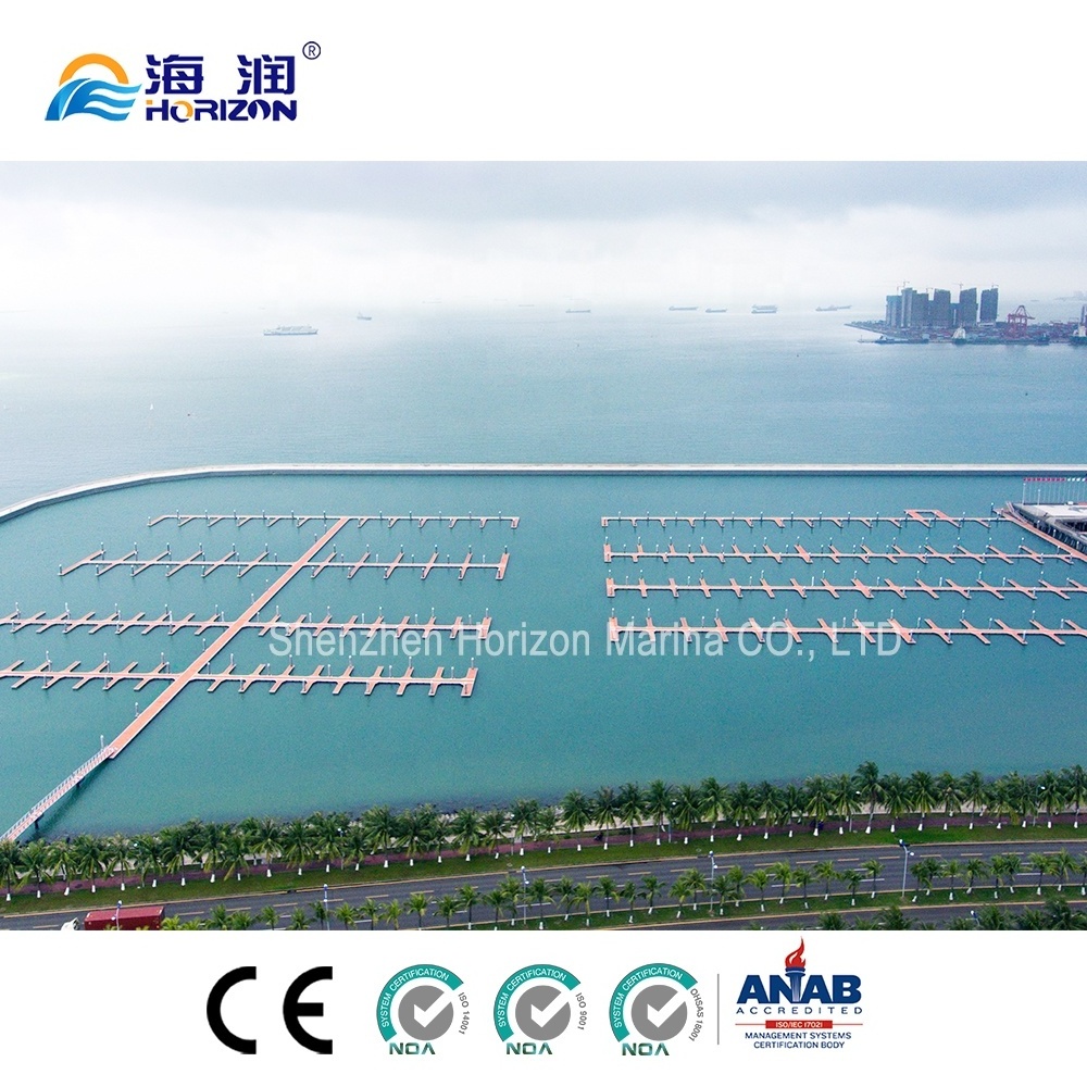 Marine Equipment Aluminum Floating Dock Floating Pontoons for Yachts