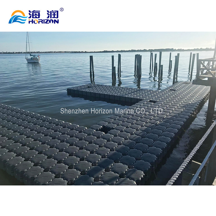 Pontoon Tubes Fishing Float Durable Blue Plastic Floating Pontoon Dock Used Jet Ski Floating Dock Swimming Pool