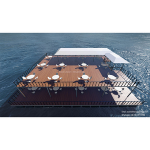 Top Quality Water Floating Dock Aluminum 6061-t6 Pontoon Platform For Swimming Or Fishing