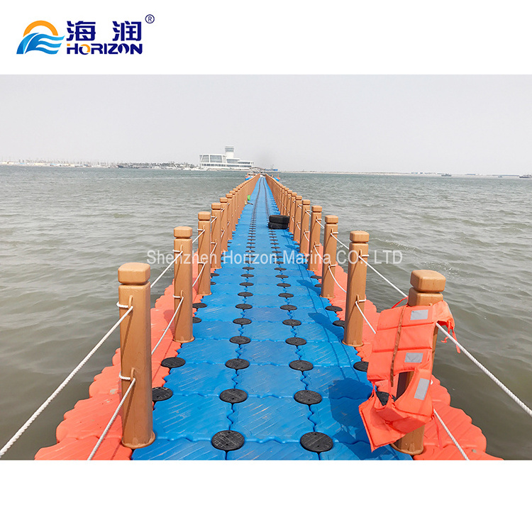 Pontoon Tubes Fishing Float Durable Blue Plastic Floating Pontoon Dock Used Jet Ski Floating Dock Swimming Pool