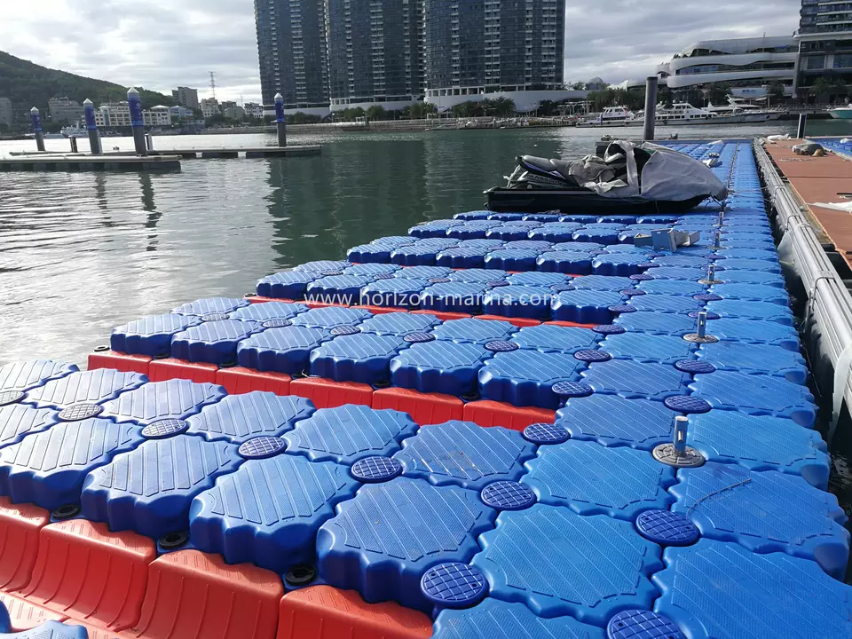 HDPE Plastic Modular Block Floating Cubes Dock Pontoon Jet Ski Dock Platform Pontoon Bridge