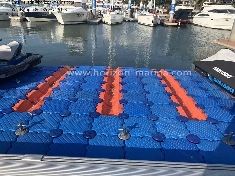 HDPE Plastic Modular Block Floating Cubes Dock Pontoon Jet Ski Dock Platform Pontoon Bridge