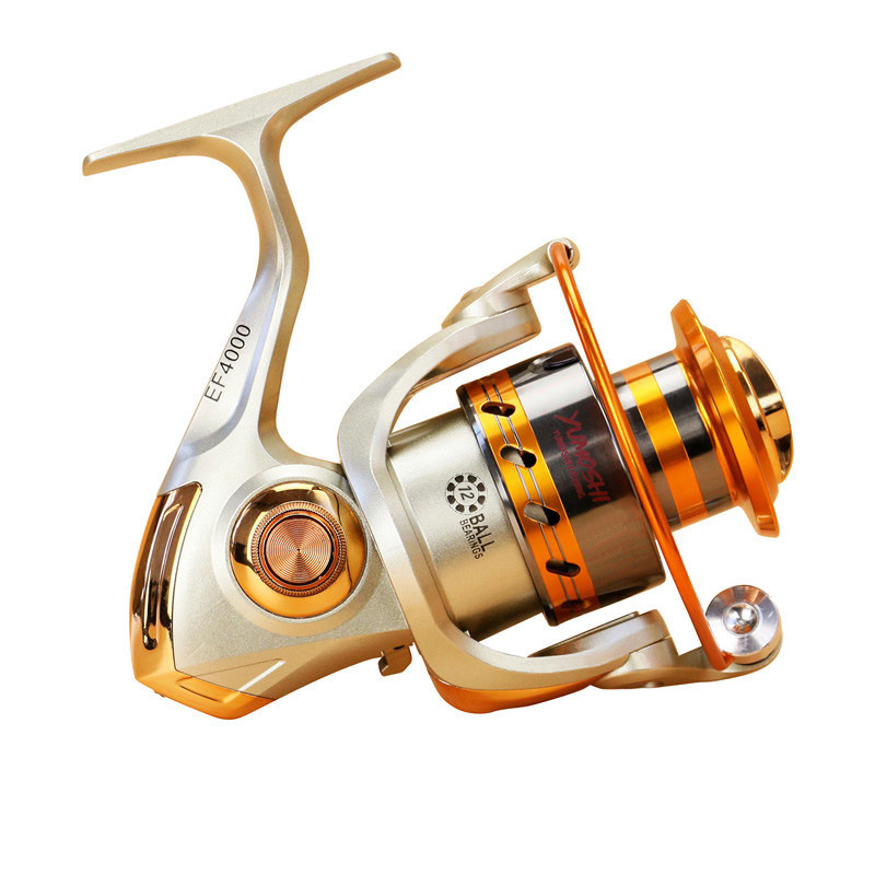 Horizon Aluminum Spinning Fishing Reels 12BB EF500-9000 Sea Fishing Reel Tackle Max Drag Power Pesca Casting Fishing Reel