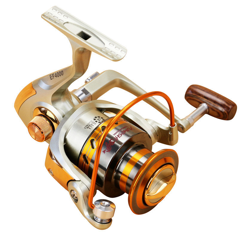 Horizon Aluminum Spinning Fishing Reels 12BB EF500-9000 Sea Fishing Reel Tackle Max Drag Power Pesca Casting Fishing Reel