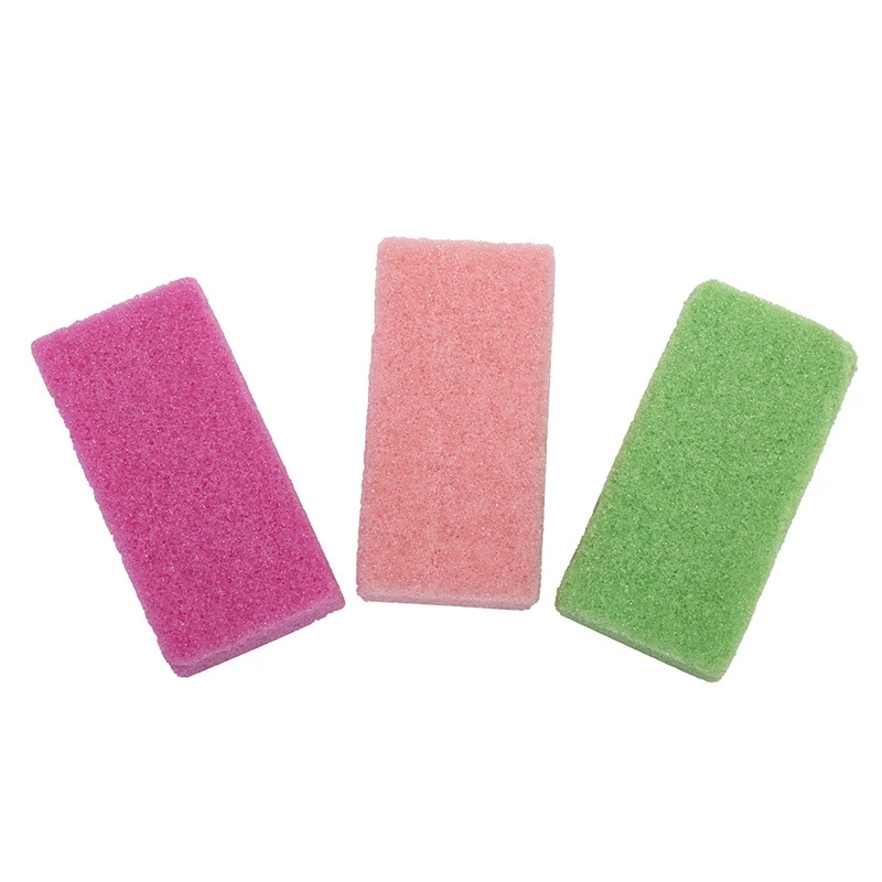 Wholesale Pedicure Tools Disposable Callus Remover Foot Scrubber 2 In 1 Coarse Medium Mix Pumice Stone For Feet