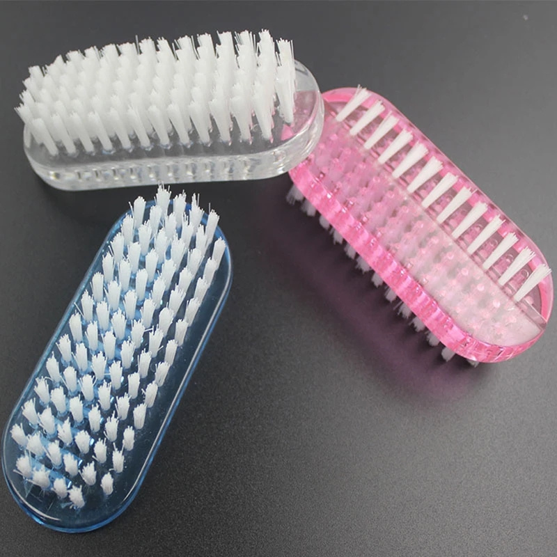 Two Sided Fingernail Scrub Brush Hand Cleaning Brushes Soft Stiff Nails Toes scrubber Nail Brush